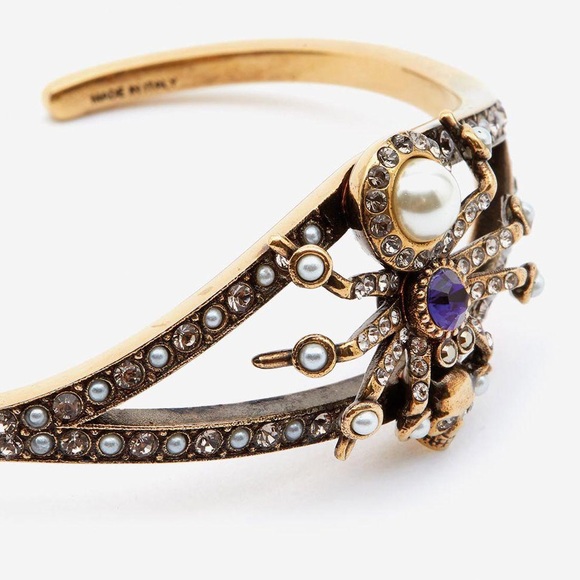 Alexander McQueen spider Swarovski Crystal cuff - Picture 2 of 7